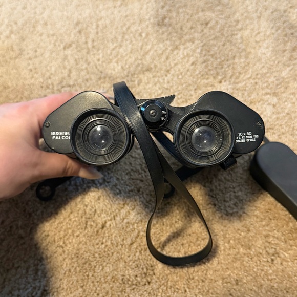 Bushnell Insta Focus Binoculars 10x50 Coated Optics w Case & Lens Covers - Picture 3 of 7